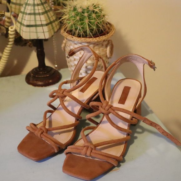 TOPSHOP SUEDE SANDALS - 6.5 - Picture 2 of 13